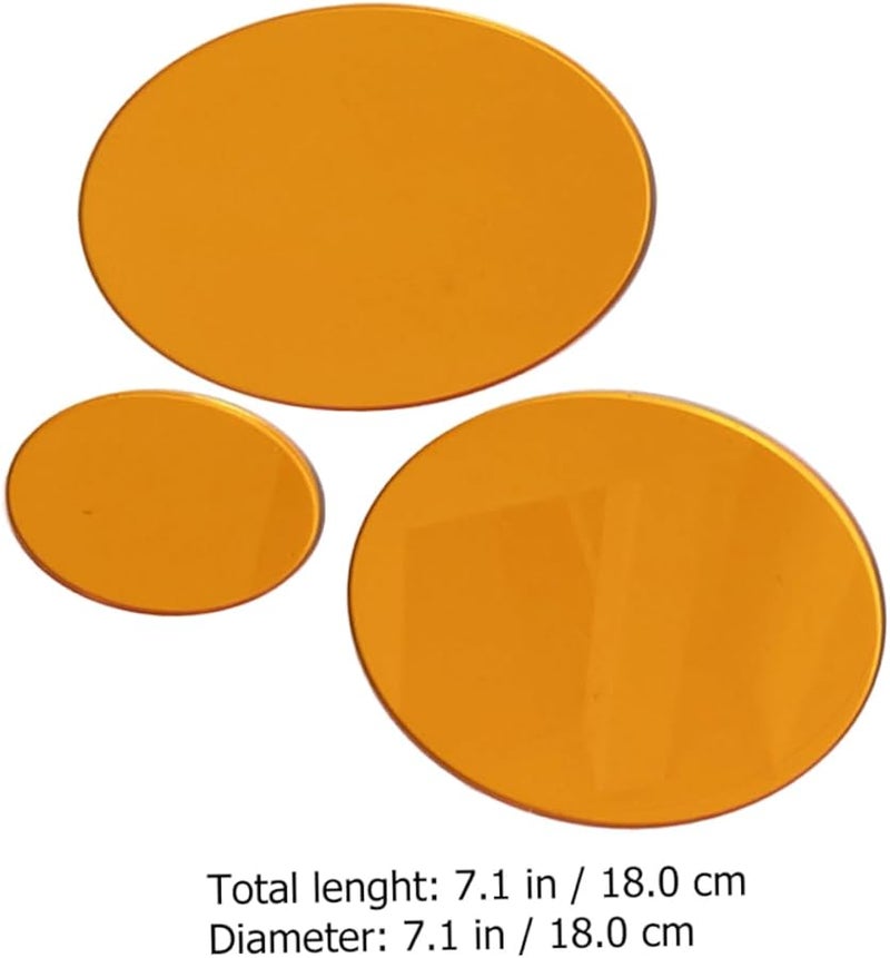 Orange Acrylic Photo Prop Display Boards For Makeup Jewelry Photography Cosmetic Backdrop - Image 5